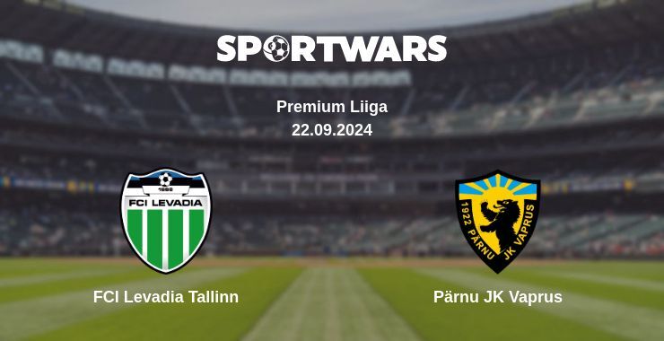 FCI Levadia Tallinn — Pärnu JK Vaprus watch online for free 22.09.2024