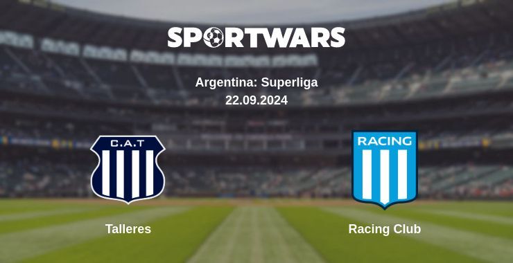 Talleres — Racing Club, where to watch online broadcast