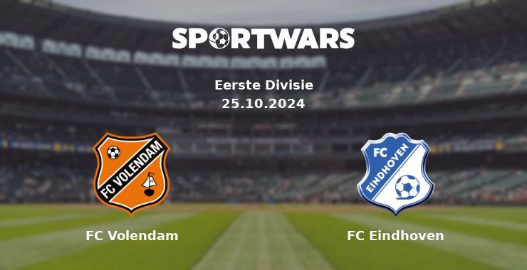 FC Volendam — FC Eindhoven watch online for free 25.10.2024