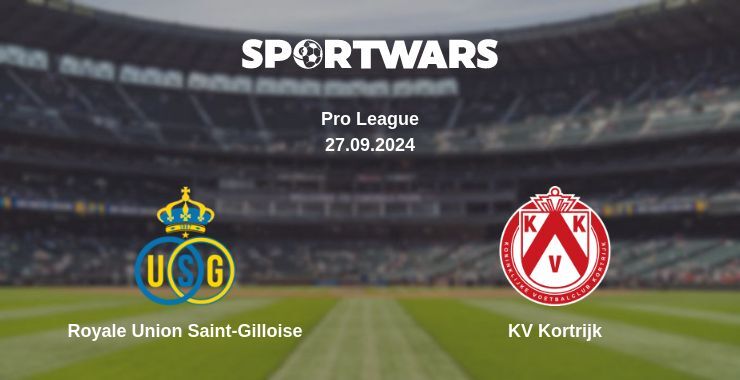 Royale Union Saint-Gilloise — KV Kortrijk, where to watch online broadcast