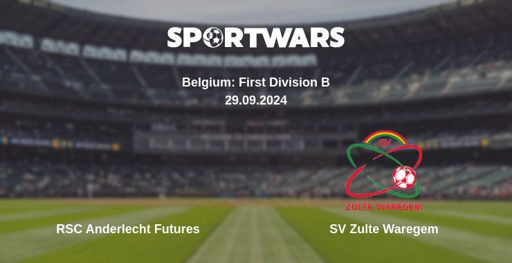 RSC Anderlecht Futures — SV Zulte Waregem, where to watch online broadcast