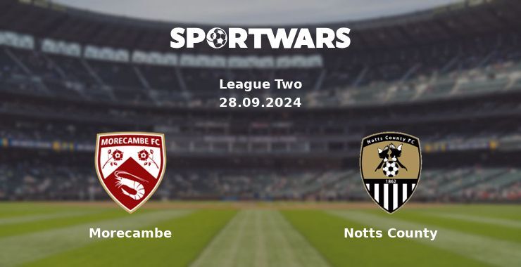 Morecambe — Notts County, where to watch online broadcast