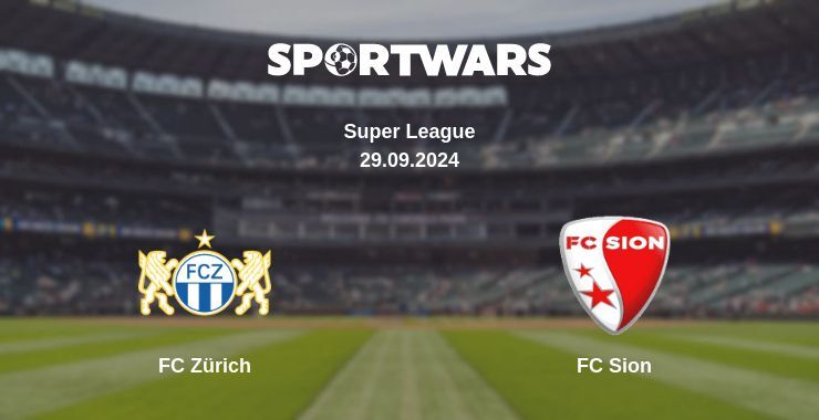 FC Zürich — FC Sion watch online for free 29.09.2024