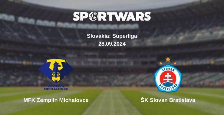 MFK Zemplín Michalovce — ŠK Slovan Bratislava, where to watch online broadcast