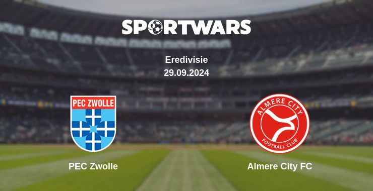 PEC Zwolle — Almere City FC, where to watch online broadcast