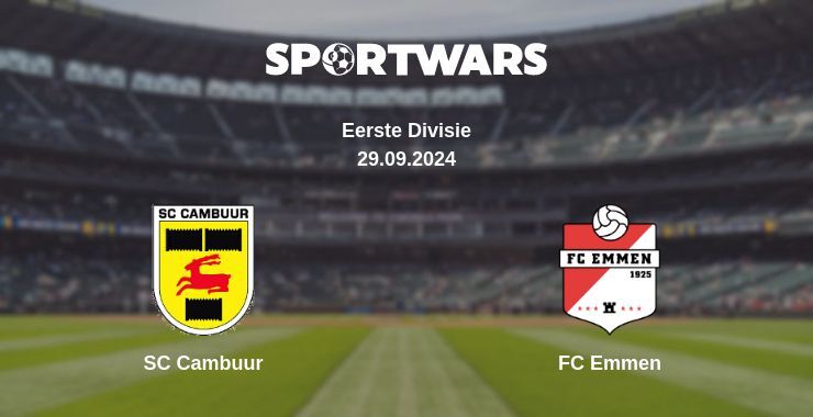 SC Cambuur — FC Emmen, where to watch online broadcast