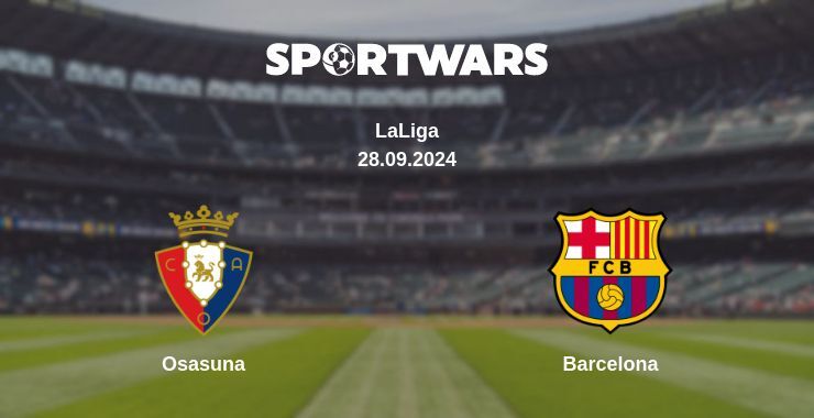 Osasuna — Barcelona, where to watch online broadcast