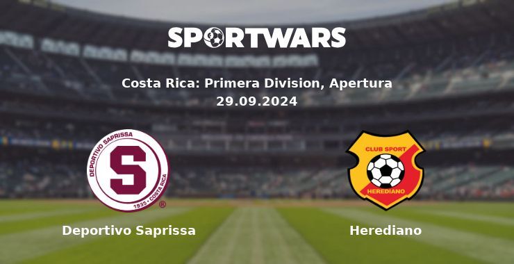 Deportivo Saprissa — Herediano watch online for free 29.09.2024