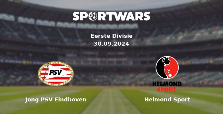 Jong PSV Eindhoven — Helmond Sport, where to watch online broadcast