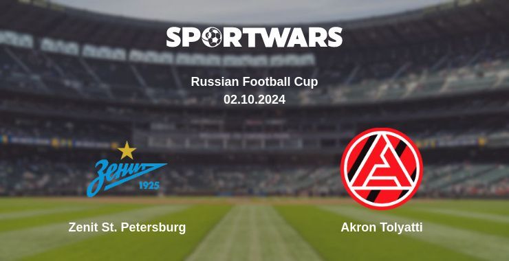 Zenit St. Petersburg — Akron Tolyatti, where to watch online broadcast