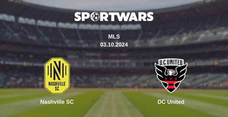 Nashville SC — DC United, where to watch online broadcast