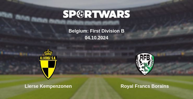 Lierse Kempenzonen — Royal Francs Borains, where to watch online broadcast