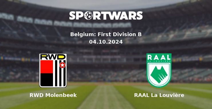 RWD Molenbeek — RAAL La Louvière, where to watch online broadcast