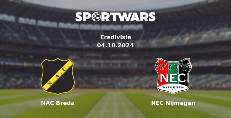 NAC Breda — NEC Nijmegen, where to watch online broadcast