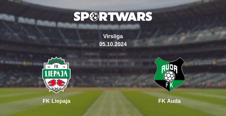 Result of the FK Liepaja — FK Auda match, 05.10.2024