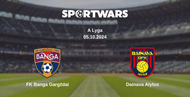 Result of the FK Banga Gargždai — Dainava Alytus match, 05.10.2024