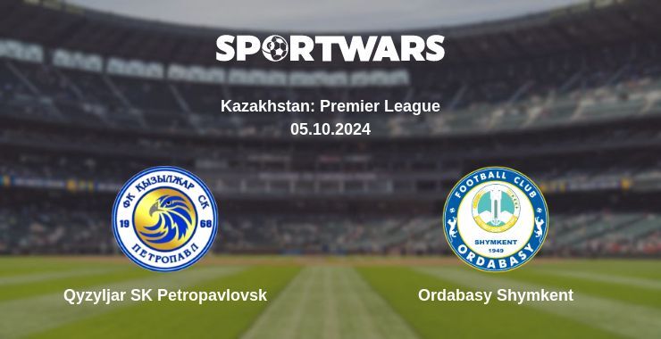 Qyzyljar SK Petropavlovsk — Ordabasy Shymkent watch online for free 05.10.2024