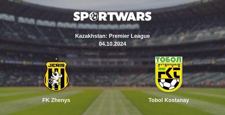 Result of the FK Zhenys — Tobol Kostanay match, 04.10.2024