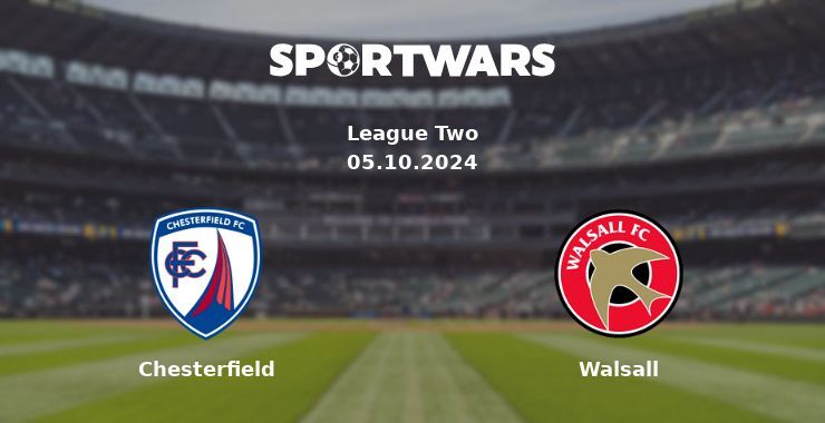 Chesterfield — Walsall, where to watch online broadcast