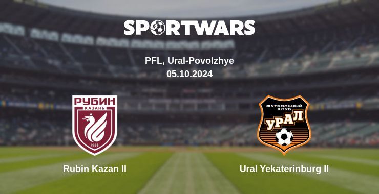 Result of the Rubin Kazan II — Ural Yekaterinburg II match, 05.10.2024