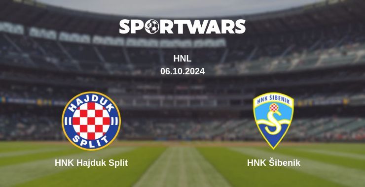 HNK Hajduk Split — HNK Šibenik watch online for free 06.10.2024