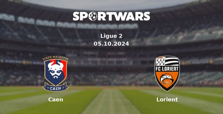 Caen — Lorient, where to watch online broadcast