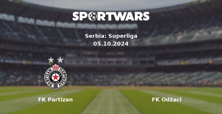 FK Partizan — FK Odžaci, where to watch online broadcast