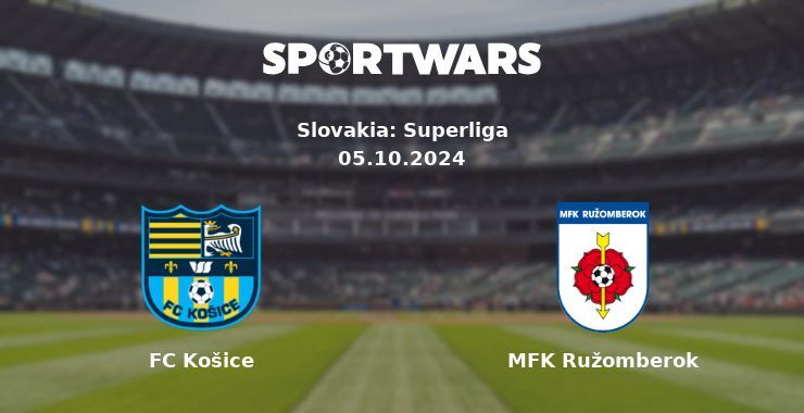 FC Košice — MFK Ružomberok watch online for free 05.10.2024