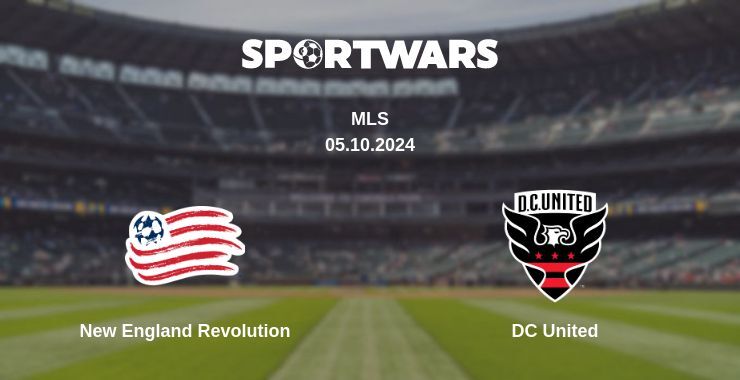 New England Revolution — DC United watch online for free 05.10.2024