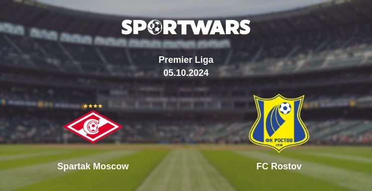 Spartak Moscow — FC Rostov watch online for free 05.10.2024