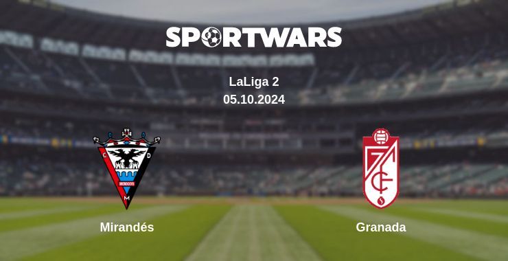 Mirandés — Granada, where to watch online broadcast