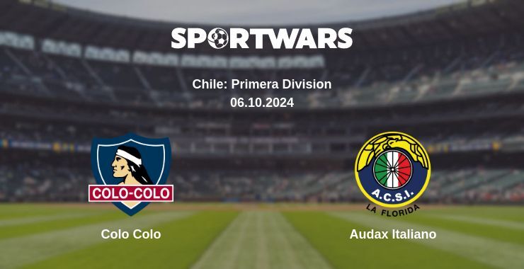 Result of the Colo Colo — Audax Italiano match, 06.10.2024