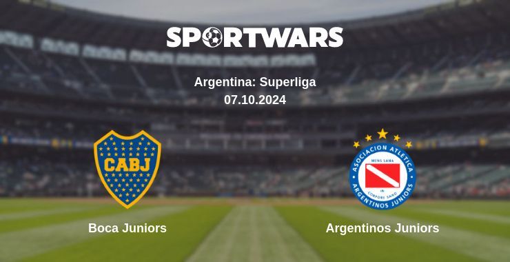 Result of the Boca Juniors — Argentinos Juniors match, 07.10.2024