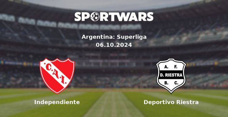 Independiente — Deportivo Riestra, where to watch online broadcast