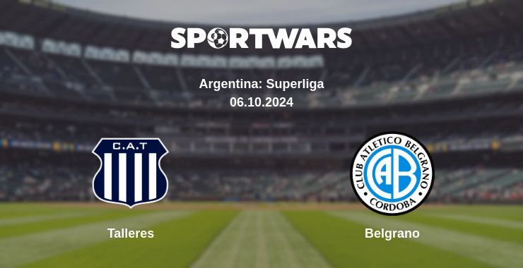 Talleres — Belgrano, where to watch online broadcast