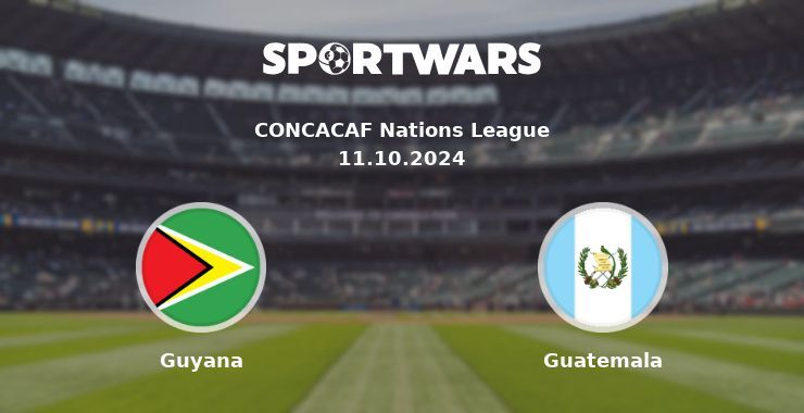 Guyana — Guatemala watch online for free 11.10.2024