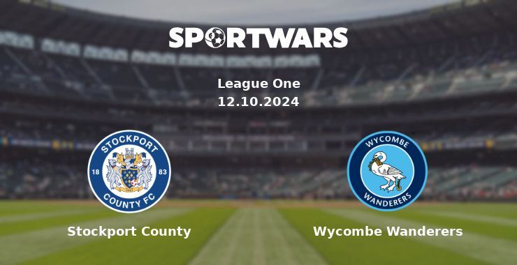 Stockport County — Wycombe Wanderers watch online for free 12.10.2024