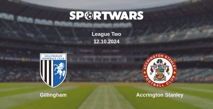 Gillingham — Accrington Stanley watch online for free 12.10.2024