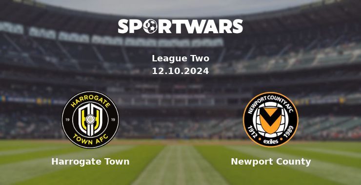 Harrogate Town — Newport County watch online for free 12.10.2024