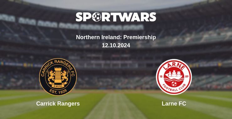 Carrick Rangers — Larne FC, where to watch online broadcast