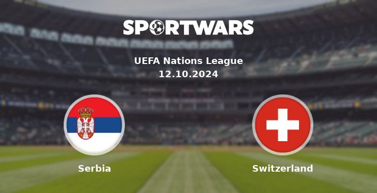 Serbia — Switzerland watch online for free 12.10.2024