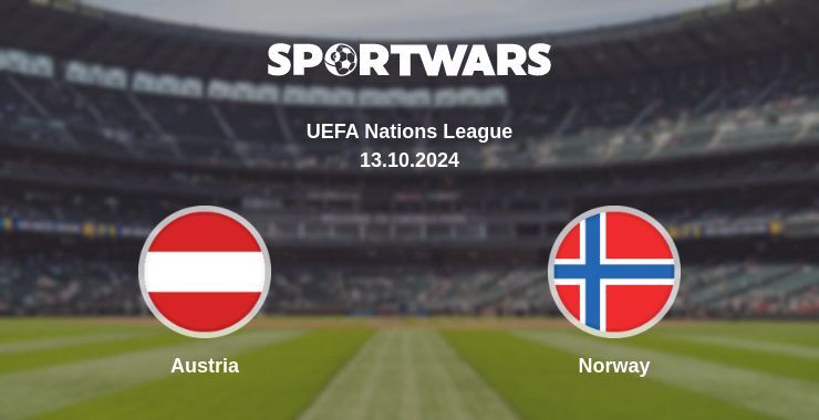 Austria — Norway watch online for free 13.10.2024