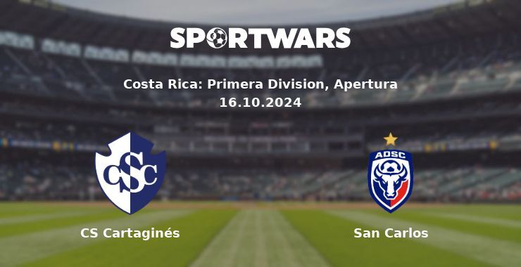 CS Cartaginés — San Carlos watch online for free 16.10.2024