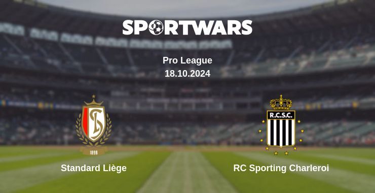 Standard Liège — RC Sporting Charleroi, where to watch online broadcast