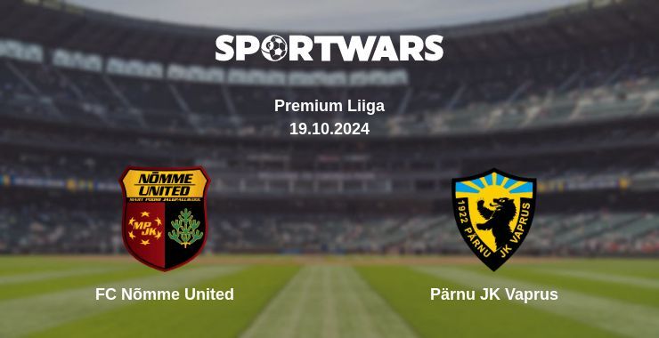 Result of the FC Nõmme United — Pärnu JK Vaprus match, 19.10.2024