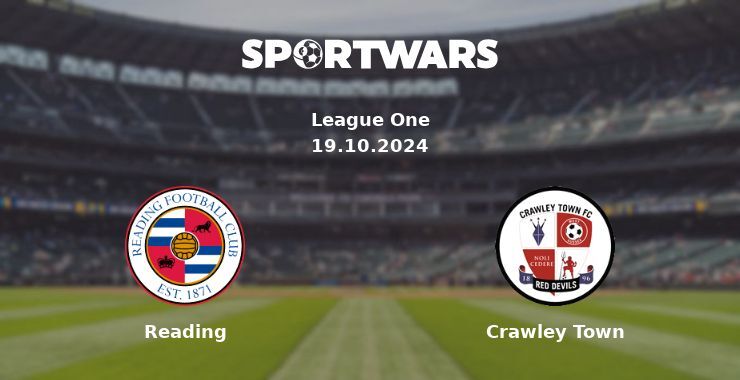 Reading — Crawley Town watch online for free 19.10.2024