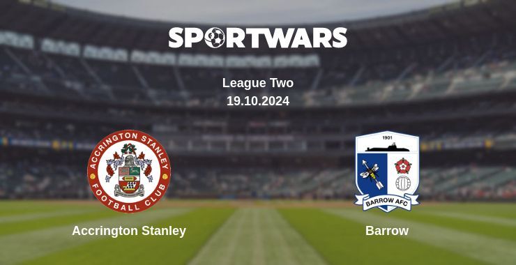 Accrington Stanley — Barrow watch online for free 19.10.2024