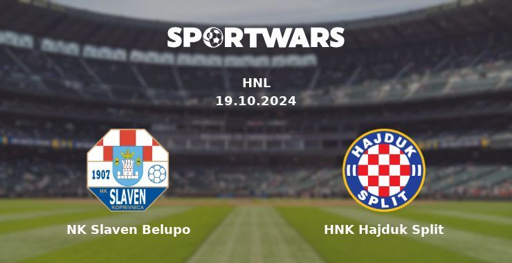 NK Slaven Belupo — HNK Hajduk Split watch online for free 20.10.2024