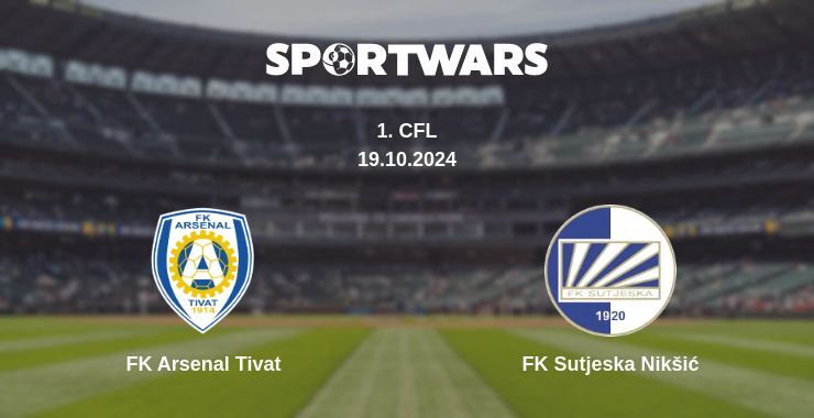 FK Arsenal Tivat — FK Sutjeska Nikšić watch online broadcast, 19.10.2024