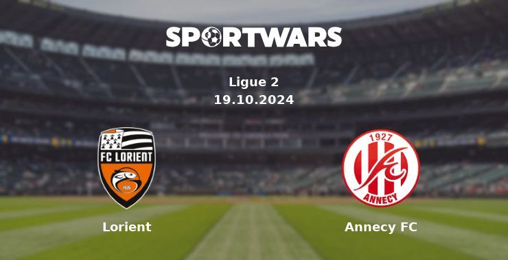 Lorient — Annecy FC watch online for free 19.10.2024